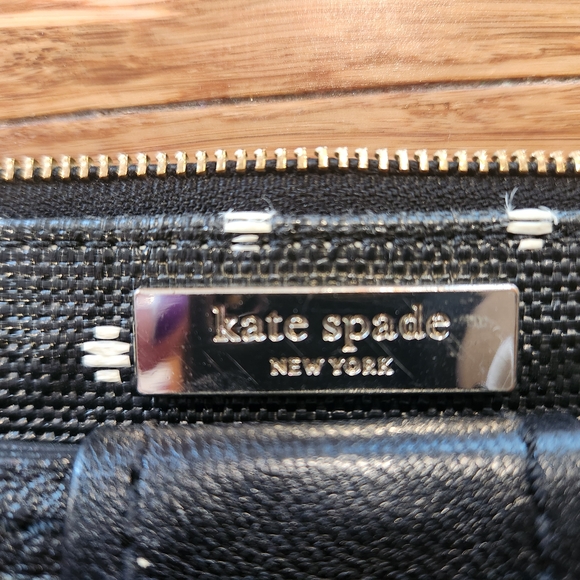 Kate Spade Black and White Polka Dot Clutch - Picture 2 of 3